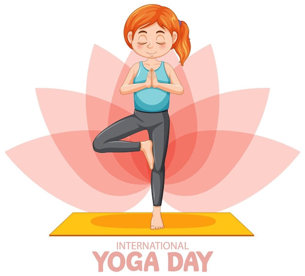 International yoga day banner design