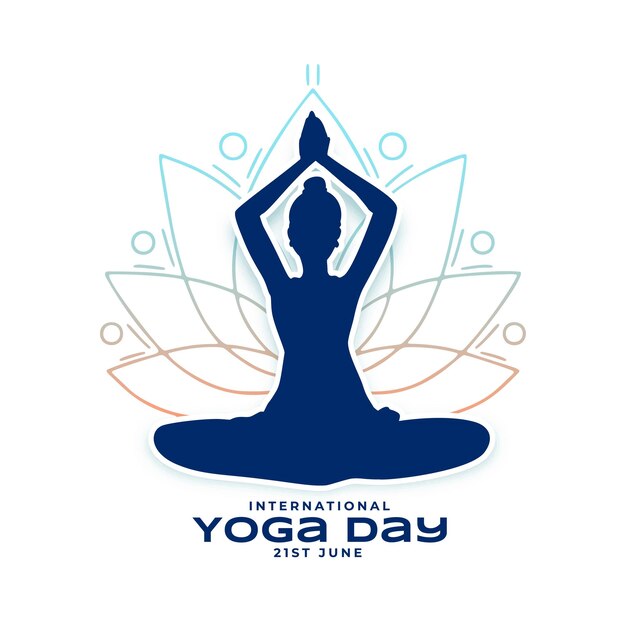 International yoga day celebration social post banner