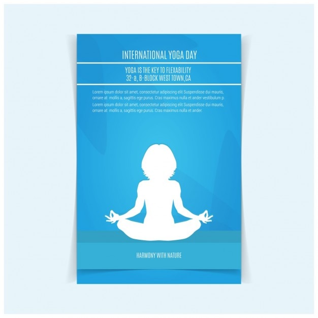 International yoga day poster