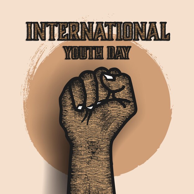 international youth day banner