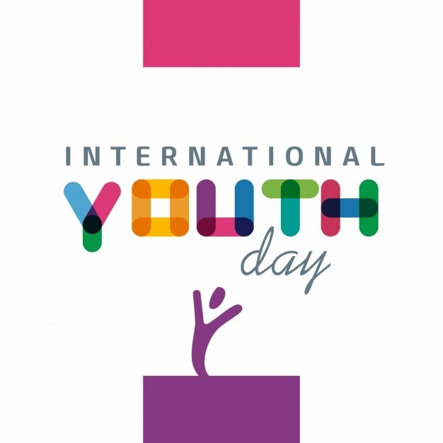 International youth day, full color