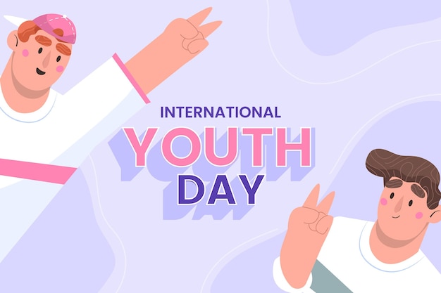 International youth day illustration