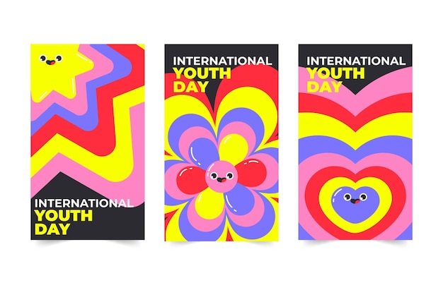 International youth day instagram stories collection