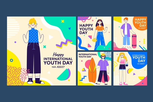 International youth day posts collection