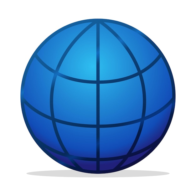 Internet globe grid gradient