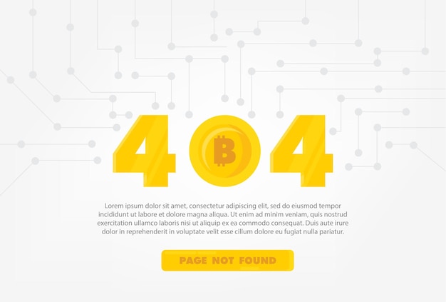 Бесплатное векторное изображение Предупреждение сети интернет 404 страница ошибки или файл не найден для веб-страницы