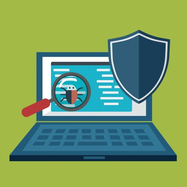 Free Vector internet security background