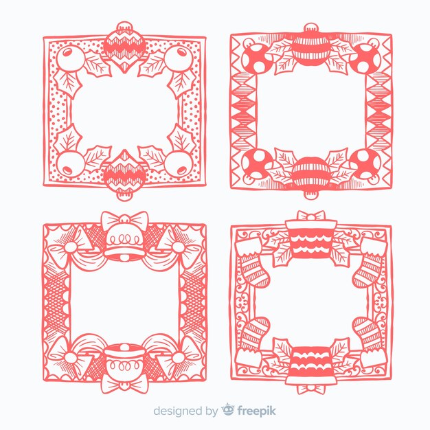 Intrincated christmas frames