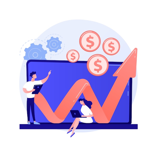 Investment fund abstract concept vector illustration. investment trust, shareholder scheme, fund creation, business opportunities, corporate venture capital, hedge fund leverage abstract metaphor.