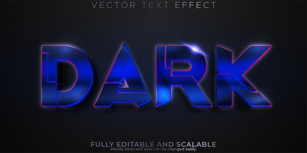 Iron text effect editable metallic and space text style