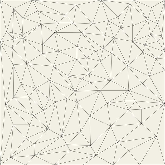 不規則な抽象的な線形グリッド。網目状のモノクロテクスチャパターン