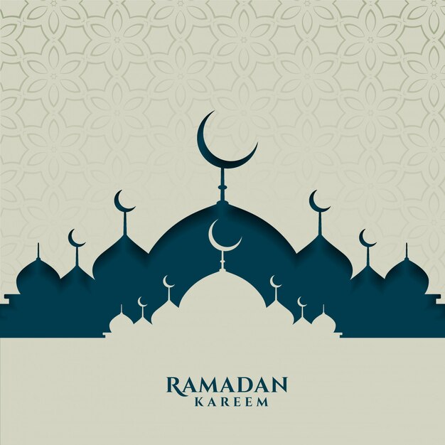 Islamic festival card for ramadan kareem season
