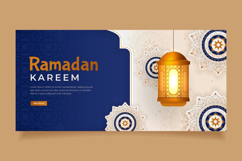 Premium Vector Islamic Greeeting Ramadan Kareem Banner Template