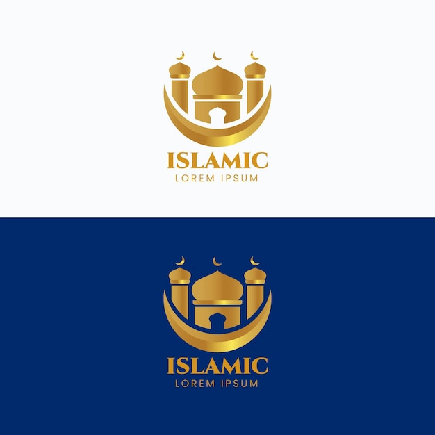 Free vector islamic logo template