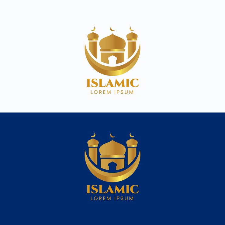 Free Vector islamic logo template