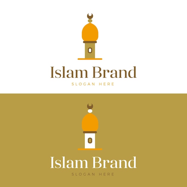 Исламский шаблон логотипа