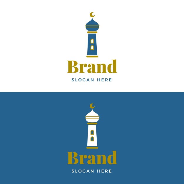 Islamic logo in two colors