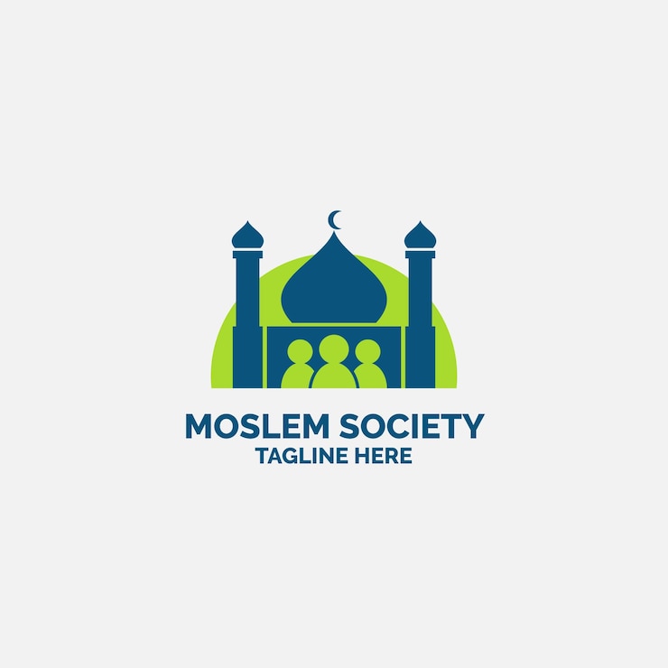 Free Vector islamic logo in two colors
