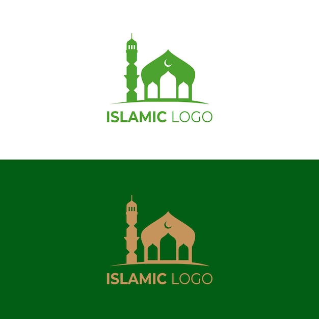 Islamic logo in two colors