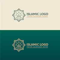 Free vector islamic logo in two colors