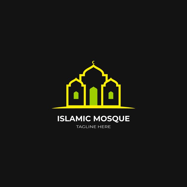 Islamic logo in two colors