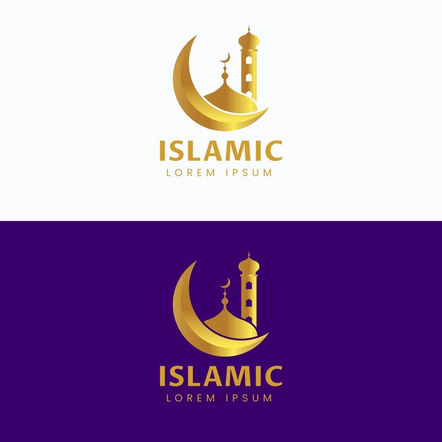Islamic logo in two colors