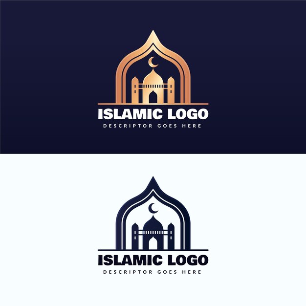 Islamic logo in two colors