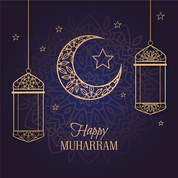 Free vector islamic new year