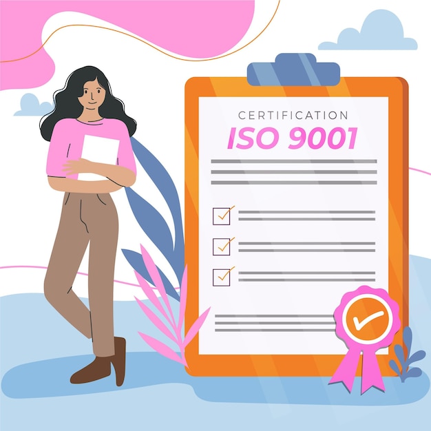 Iso certification concept