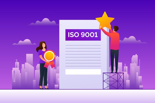 Iso certification illustration