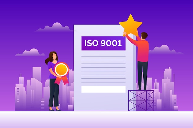 Иллюстрация сертификации ISO