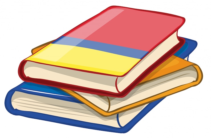 मुफ़्त वेक्टर isolated bundle of books