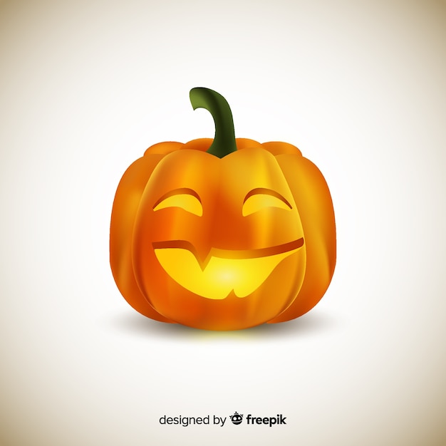 Isolated halloween pumpkin design