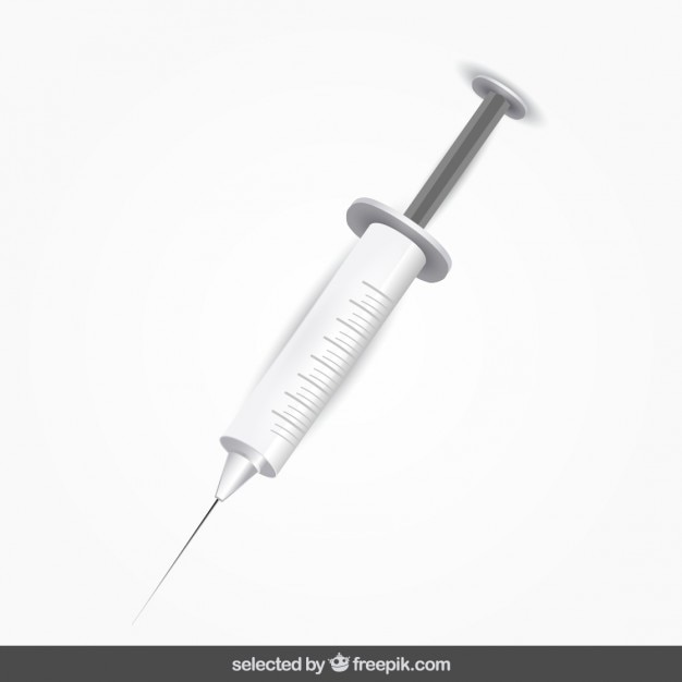 Free vector isolated medicine needle