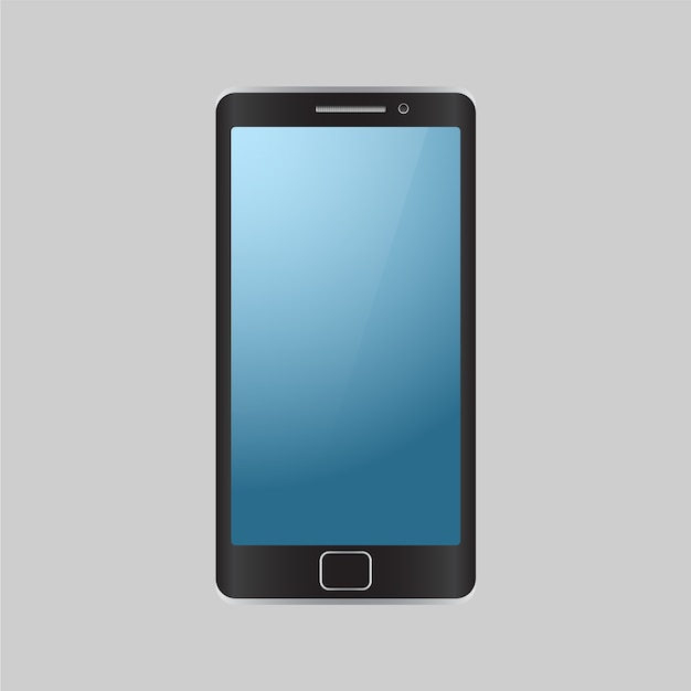 Isolated mobile phone background