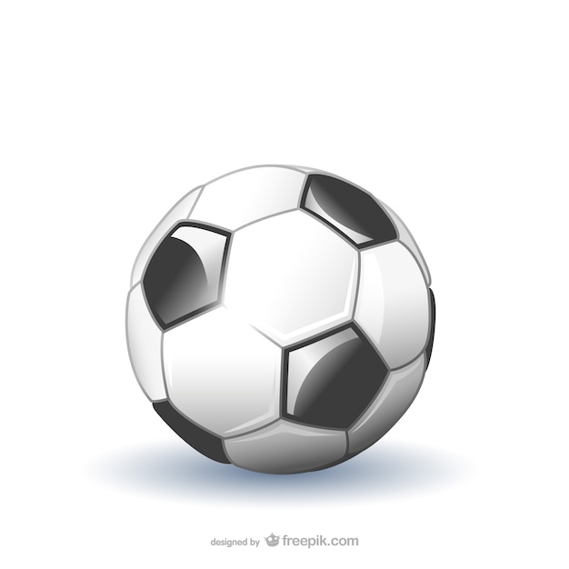 Free vector isolated soccer ball vector