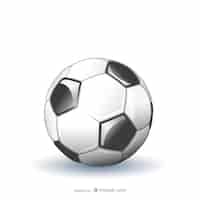 Бесплатное векторное изображение Изолированные футбольный мяч вектор