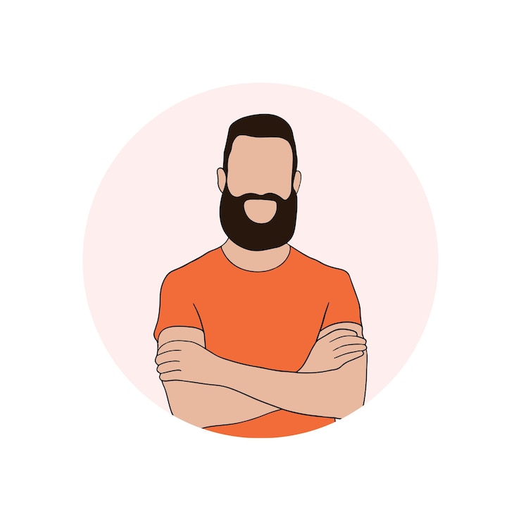 Free Vector isolated young handsome man in different poses on white background illustration