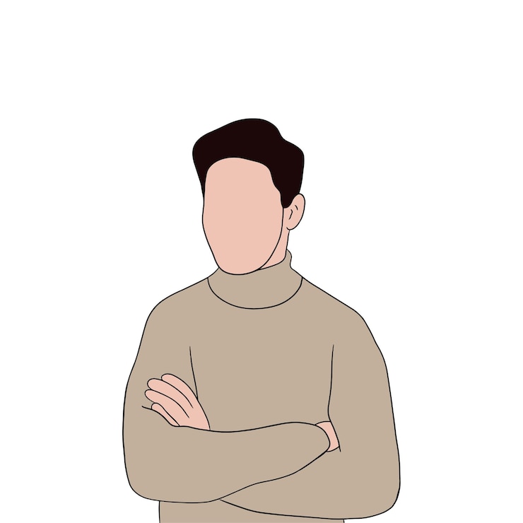 무료 Vector 흰색 배경 그림에 다른 포즈로 설정 격리 된 젊은 잘 생긴 남자