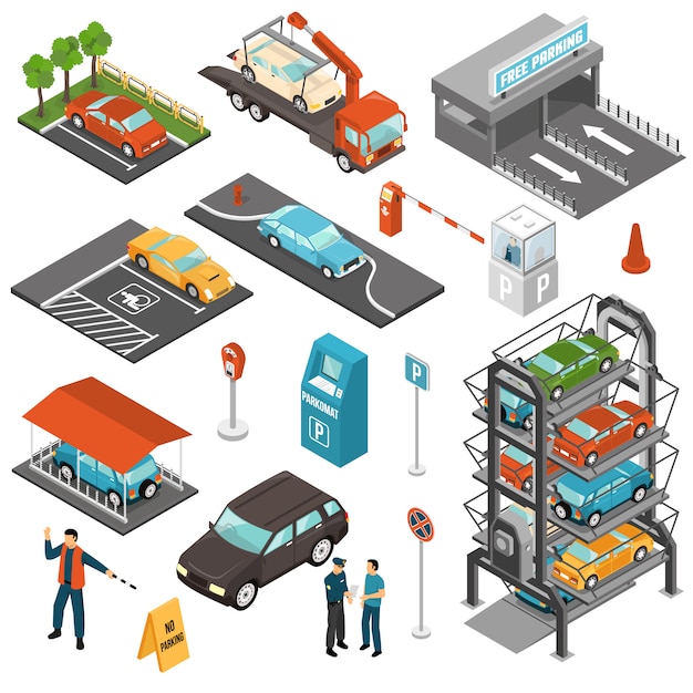 Isometric Car Parking 