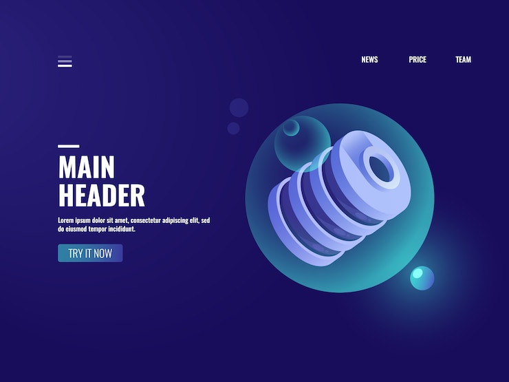 Free Vector isometric data processing center, ai programming, neron wide, datacenter and database icon
