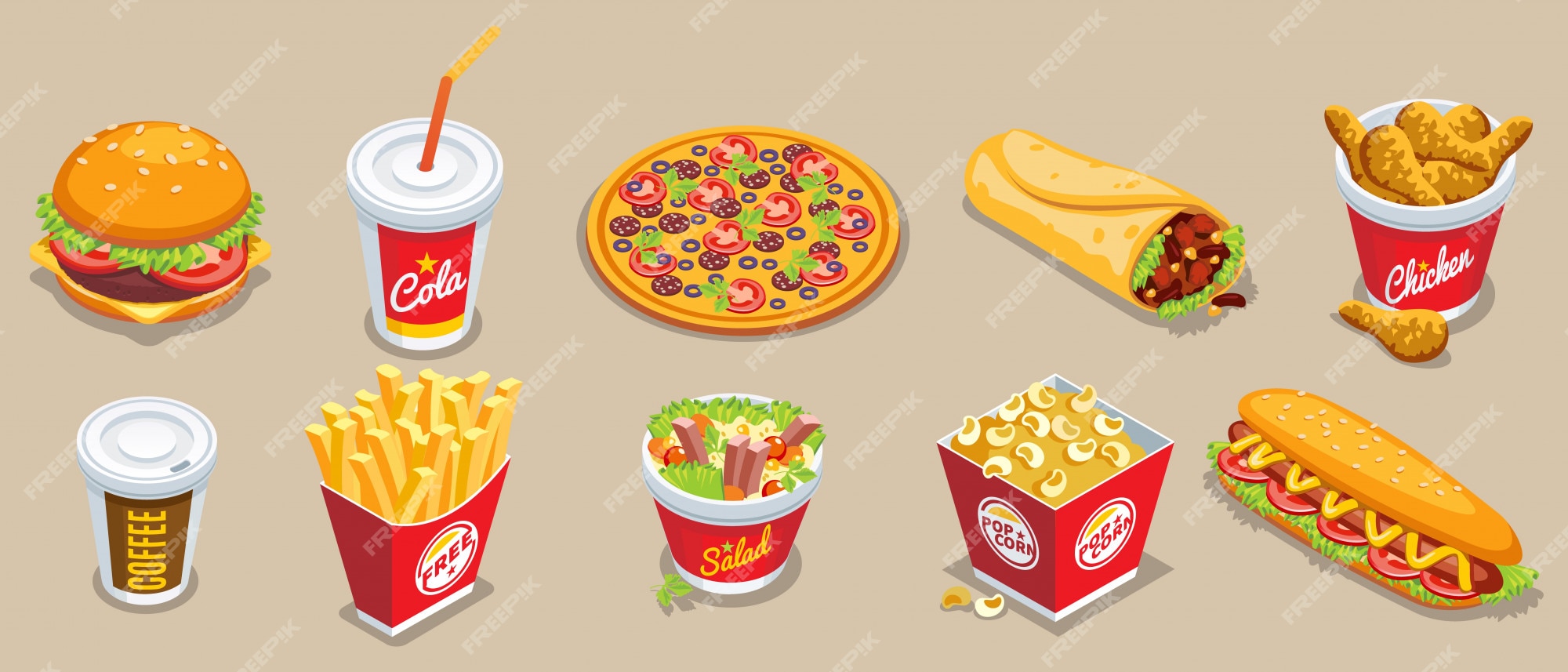Burger fast food Vectors & Illustrations for Free Download | Freepik