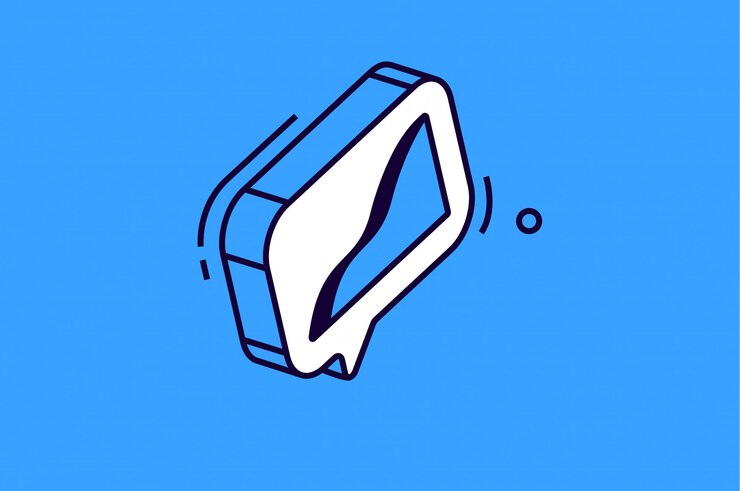 Free Vector isometric graph icon  on blue background