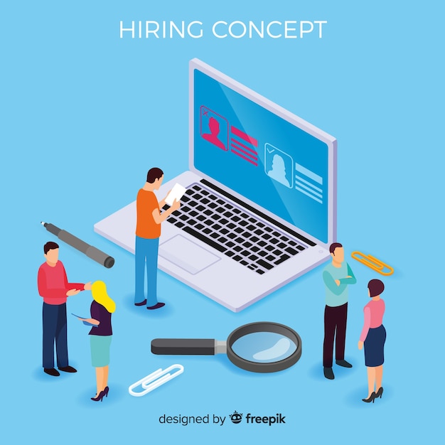 Isometric hiring concept