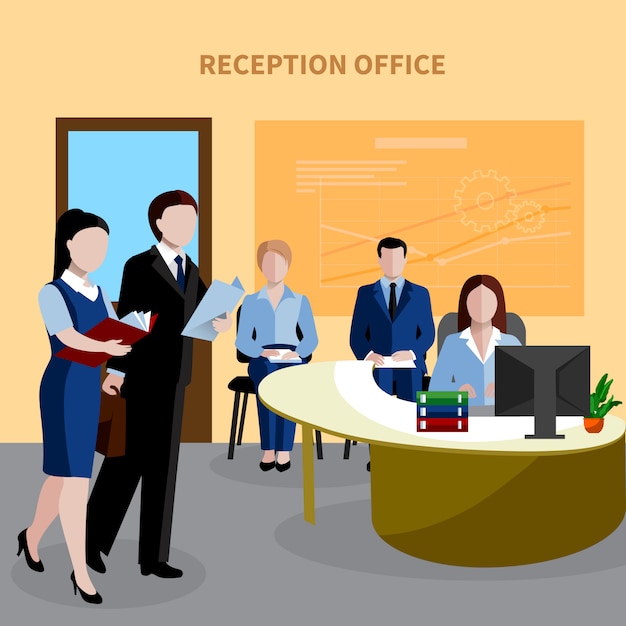 Free vector isometric human resources