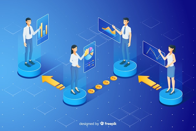 Isometric infographic