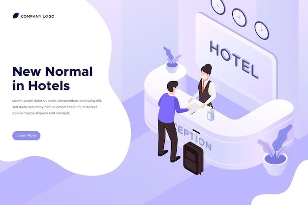 Free vector isometric new normal in hotels