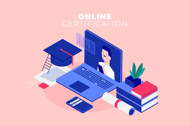 Isometric online certification