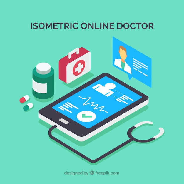 Isometric online doctor design