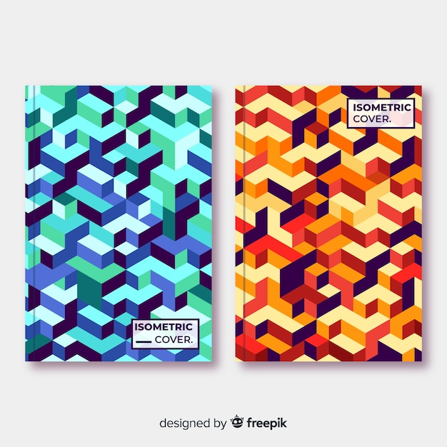 Isometric pattern cover collection